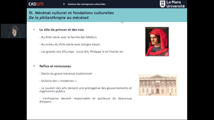Mécénat culturel et fondations culturelles