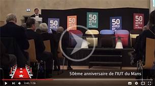 Reportage de la soirée des 50 ans de l'IUT du Mans