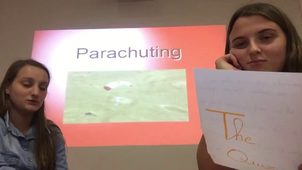 projet anglais parachuting 
