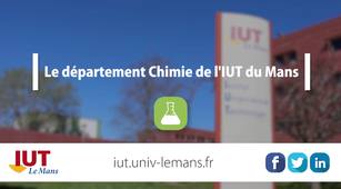 Présentation du département Chimie de l'IUT du Mans
