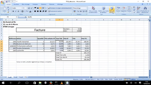 Excel - TOSA 4 Mise en forme d'une feuille de calcul