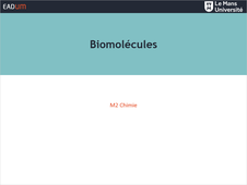 139UD39 - Biomolécules - Présentation du module