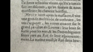 Booktrailer Agrippa d'Aubigné: Histoire Universelle, Charles IX après la Saint Barthelémy