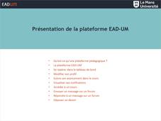 Prise en main plateforme EADum du Guide Étudiant EAD