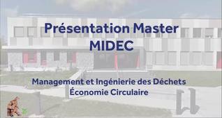 Rudologie : Master Déchets - Économie Circulaire (MIDEC) - Teaser