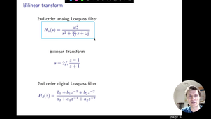Digital Filtering TD04a, 01-Bilinear Transform