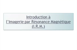 Cours RMN IRM (Master 2 Chimie)