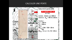 Topographie - Tuto 9 Calcul de pente et tracé de falaise sur un profil topographique.mp4