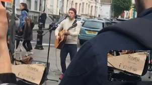 Les chanteurs de rue londoniens 