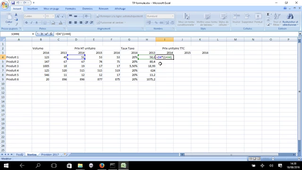 Excel - TOSA 3 Saisie de Formules et de Fonctions
