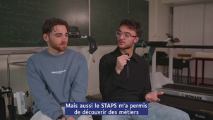 Témoignage étudiant - Licence STAPS mention MS - Le Mans Université