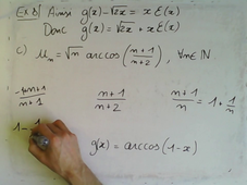 Analyse 1 - Feuille 4 - Ex 8