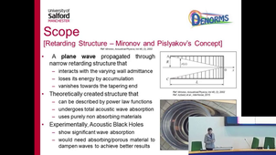 A Low Frequency Muffler based on the Acoustic Black Hole Effect, by Neha Sharma (University of Salford)