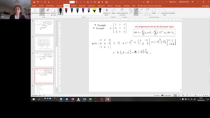 Calcul du déterminant d'une matrice