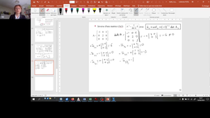 Calcul d'une matrice inverse