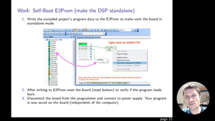 Digital Filtering TD1a, 06 - Work: Self Boot EEPROM