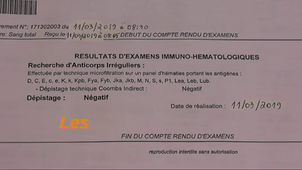 Evaluation de la pratique transfusionnelle à l'IFSI CH du Mans