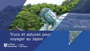 D.U. Japonais : langue et cultures - 2023.11.15 - Conférence 2 - UE4