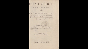 HISTOIRE MEMORABLE DES VAUDOIS (éd.1555)
