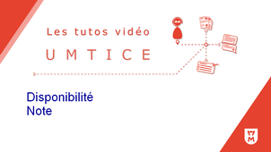 Modifier les rubriques Disponibilité et Note d’une activité Devoir 