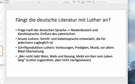 Vorlesung - Deutsche Literatur vom Mittelalter bis 17. Jh. - Teil 2