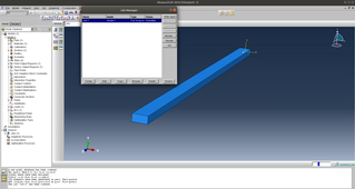 Abaqus tuto 1 : calcul statique
