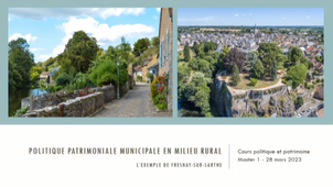 La politique patrimoniale municipale en milieu rural par Lauréna Salion