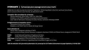 Cymascope pour paysage sonore sous-marin
