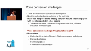 Odyssey 2018 - The Voice Conversion Challenge 2018: Promoting Development of Parallel and Nonparallel Methods